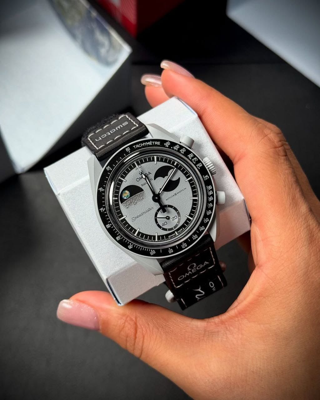 Omega x Swatch 
# For - Men's Watch
# Quality Grade - 7AA Premium Collection