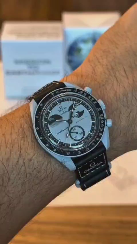 Omega x Swatch 
# For - Men's Watch
# Quality Grade - 7AA Premium Collection